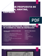 Elaborar Propuesta de Etiqueta, Hantag, Embaque