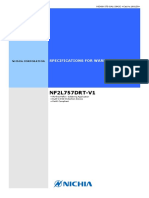 Nichia NF2L757DRT V1 Datasheet