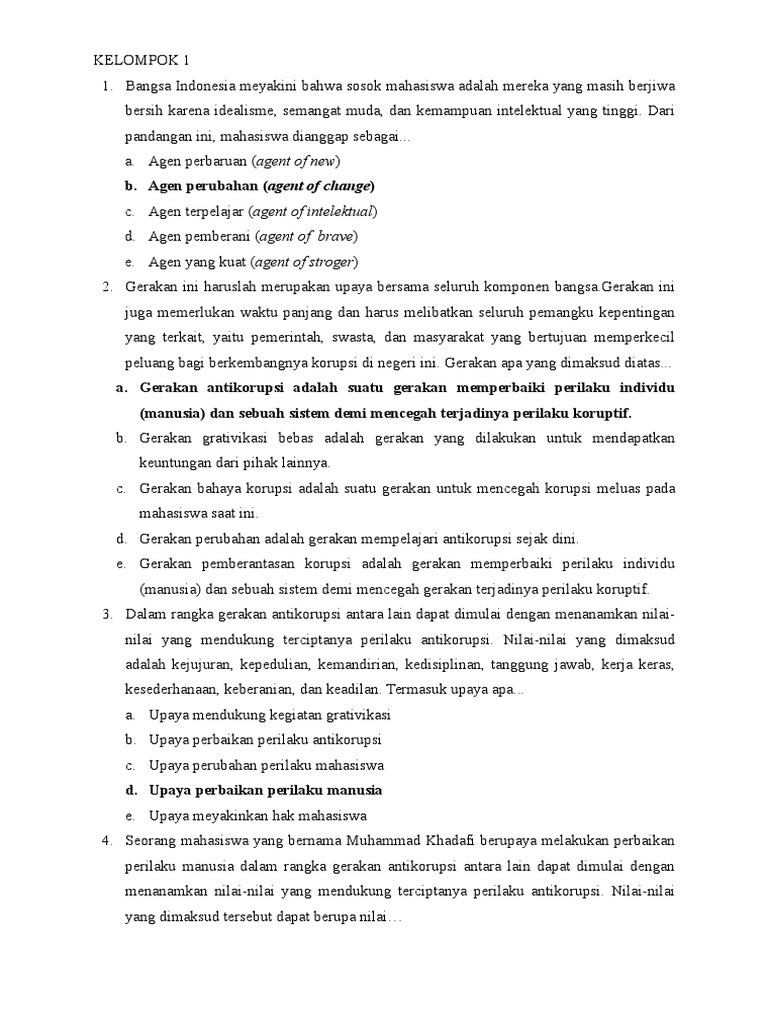 Soal Pbak Gabung Lengkap | PDF