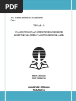 Download Tugas-1 PAPER_Erwin Umasugi_NIM500661746_MK Sistem Informasi Manajemen by Erwin Umasugi SN337678123 doc pdf