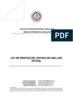 Ley Estatal de Peritos