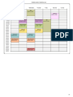 Classs Schedule