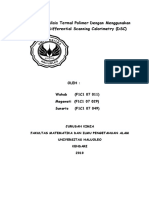 Analisis Termal Polimer Dengan Metode DSC