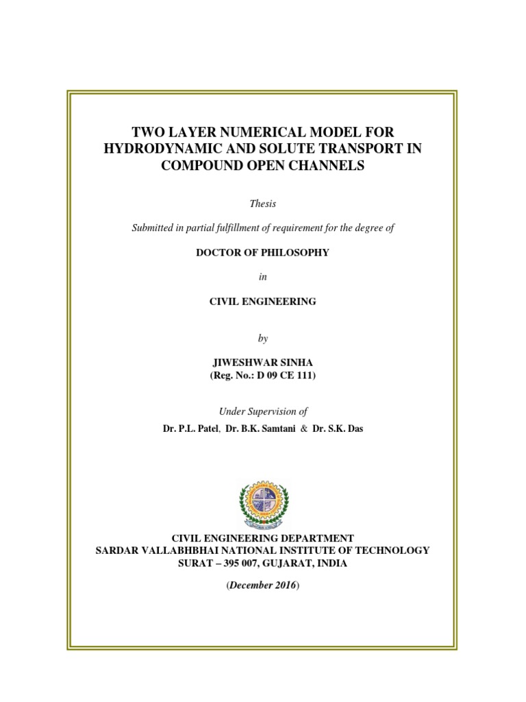 PhD thesis of -- CFD Online Discussion Forums