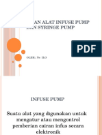 Infus Pump Dan Syringe Pump