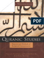 Qur’ānic Studies- Sources and Methods of Scriptural Interpretation, JOHN WANSBROUGH 