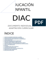 Modelo Diac INFANTIL 3 Años