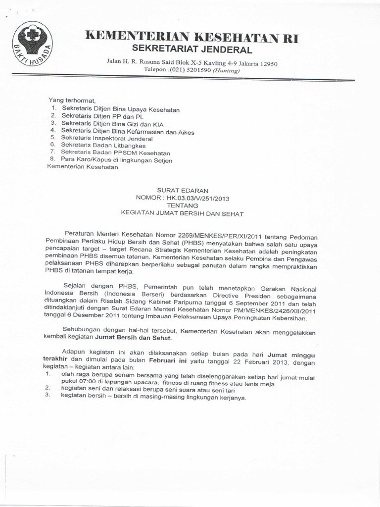 Surat Edaran Jum At Bersih 23 SR SK 2018 Lampiran.