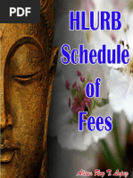 Hlurb Schedule of Fees