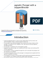 Electromagnetic Plunger With Stopper Dynamics