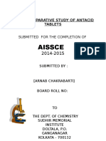 Aissce: Title: Comparative Study of Antacid Tablets