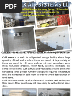 Cold Room Design and Construction Details | PDF | Door | Building Materials