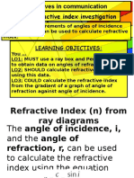 Lesson14 Refractive Index Investigation