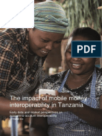 2016 GSMA The Impact of Mobile Money Interoperability in Tanzania