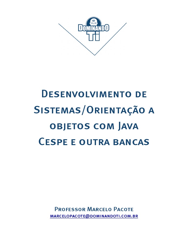 JAVA - OO - Lista de Exercícios | PDF | Classe (programação de ...