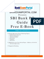SBI Bank PO Guide Free E Book