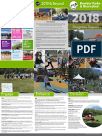 Progress Report 2017 - Boulder Parks and Recreation