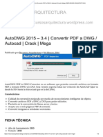 Convertir PDF a DWG