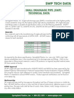 Corrugated Pipe Single Wall Technical Specification