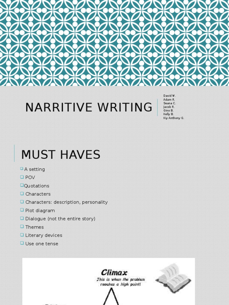 Narrative Writing Essentials Guide | PDF