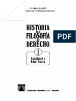 Historia de la Filosofia del Derecho 1 - Antiguedad y edad media - Guido Fasso.pdf