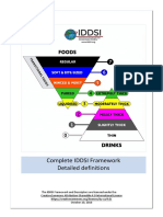 Definiciones en El Marco de Trabajo Del IDDSI de Líquidos y Sólidos