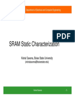 SRAM Static Characterization and Noise Margin Analysis