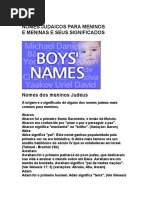 Nomes Judaicos