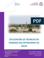 Utilización de Técnicas de Sondeos en Captaciones de Agua PDF