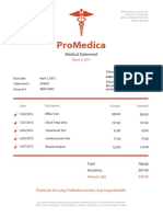 Promedica: Medical Statement