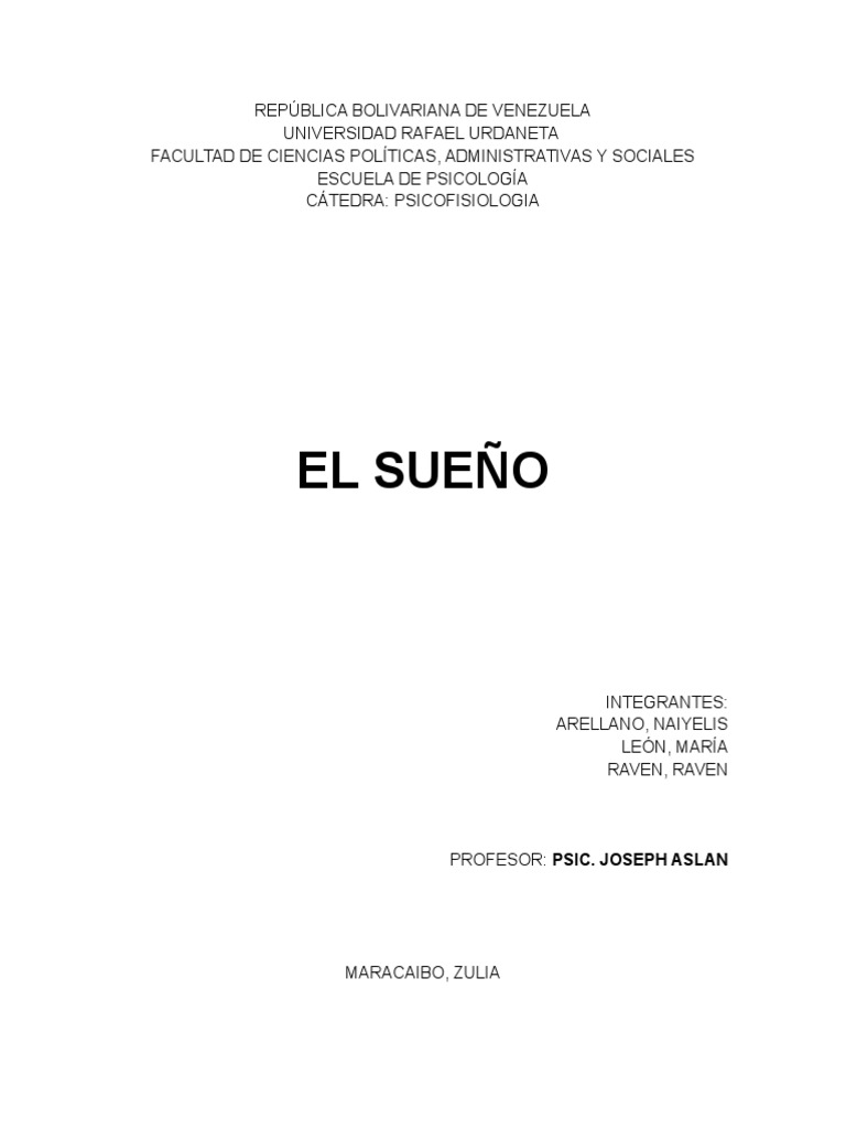 Joseph Aslan | PDF | Movimiento rápido del ojo Sueño | Dormir