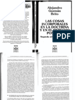 Las Cosas Incorporales en La Doctrina y en El Derecho Positivo