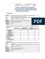 Actividades Unidad 2. Paisaje y Clima