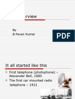 GSM Overview: by B Pavan Kumar