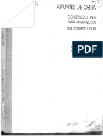 Apuntes de Obra I Construcciones para Arquitectos PDF