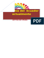 Monografia Ecomia Del Ecuador en Los Ultimos Años