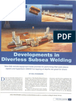 Developments in Diverless Subsea Welding PDF