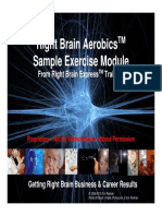 Right Brain Aerobics Sample Exercise Module