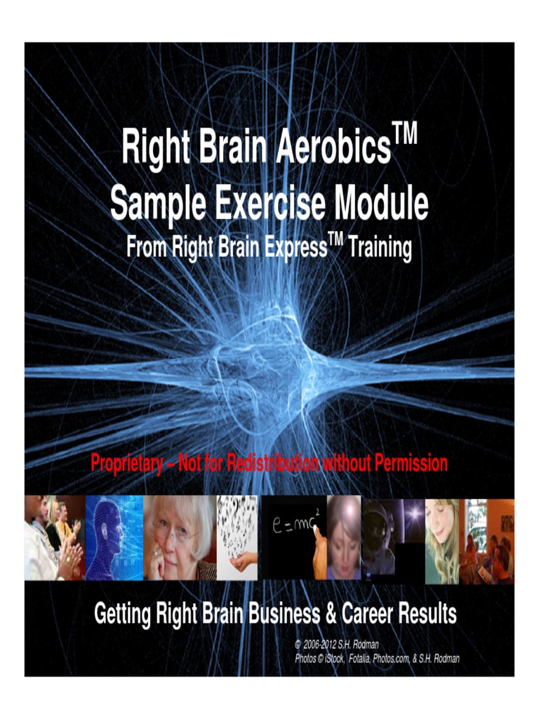 Right Brain Aerobics Sample Exercise Module | PDF | Relaxation ...