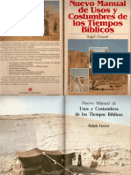 Nuevo manual de usos y costumbres de los tiempos biblicos