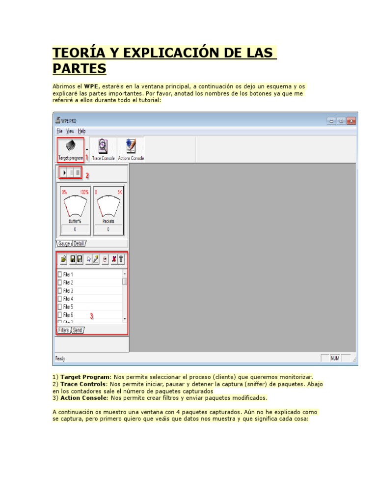 Tutorial de WPE Pro: Captura y Modificación | PDF | Servidor ...