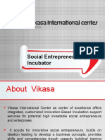 Social Entrepreneurship Incubator Hyderabad - Vikasa International Center