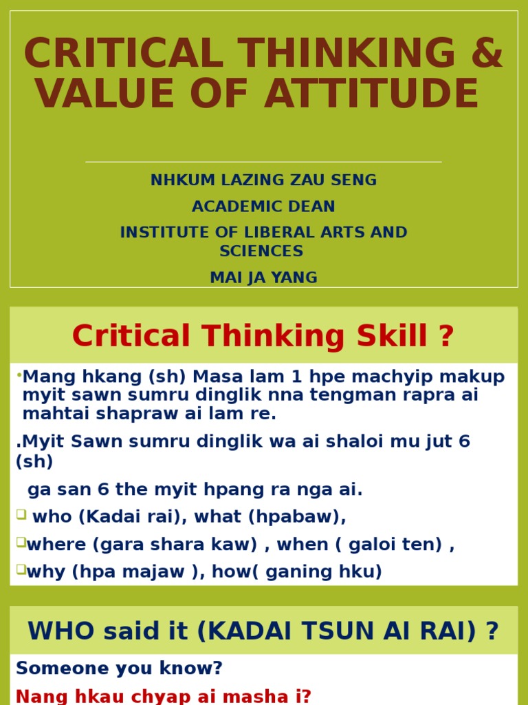 Which is not a key competency for effective critical thinking? image
