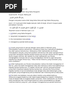 Tafsir Ar Rahman Ayat 1
