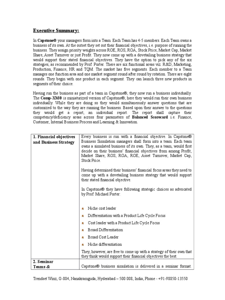 Business Strategy Simulation | PDF | Strategic Management | Simulation