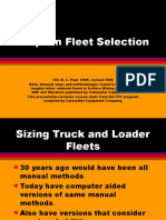 Steps in Fleet Selection