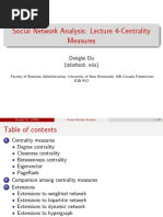 Lecture 4 Centrality Measure