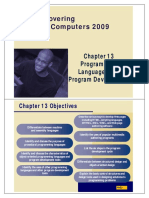 Chapter 13: Programming Languages and Program Development