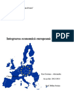 Integrarea Economică Europeană