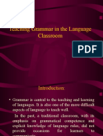 Teaching Grammar in The Classroom.11